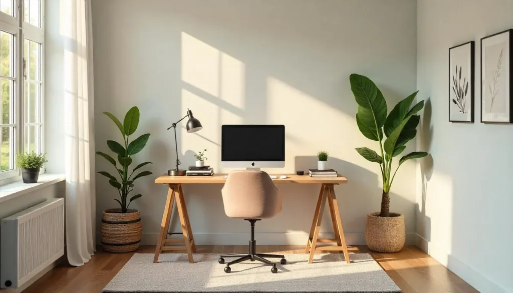 A home office setup